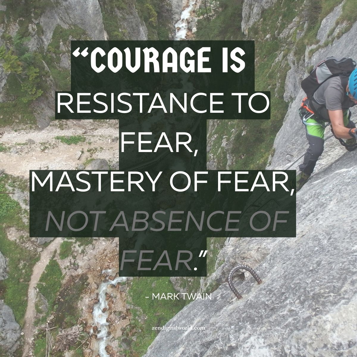 Mark Twain quote about purpose