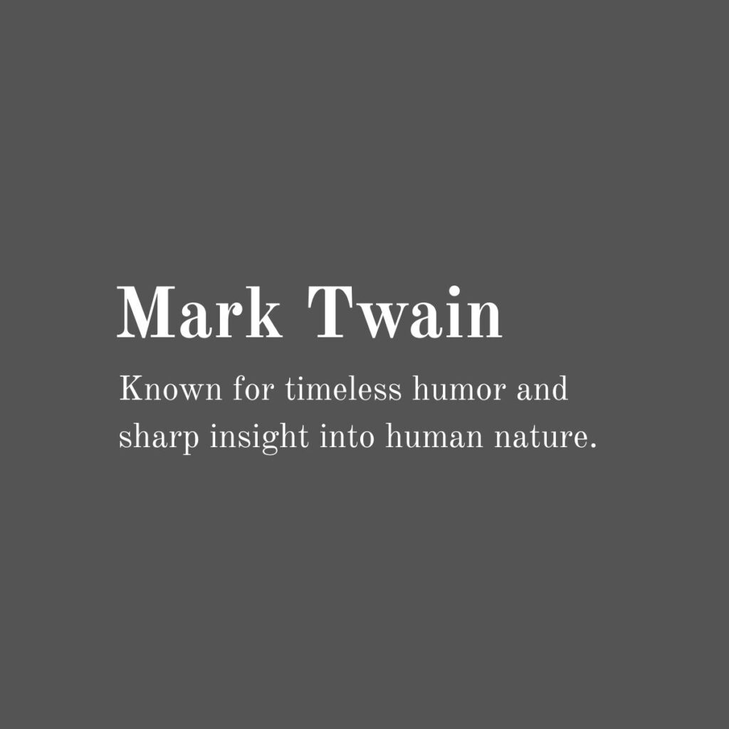 Mark Twain quotes