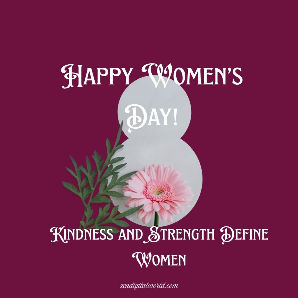 happy womens day kindess