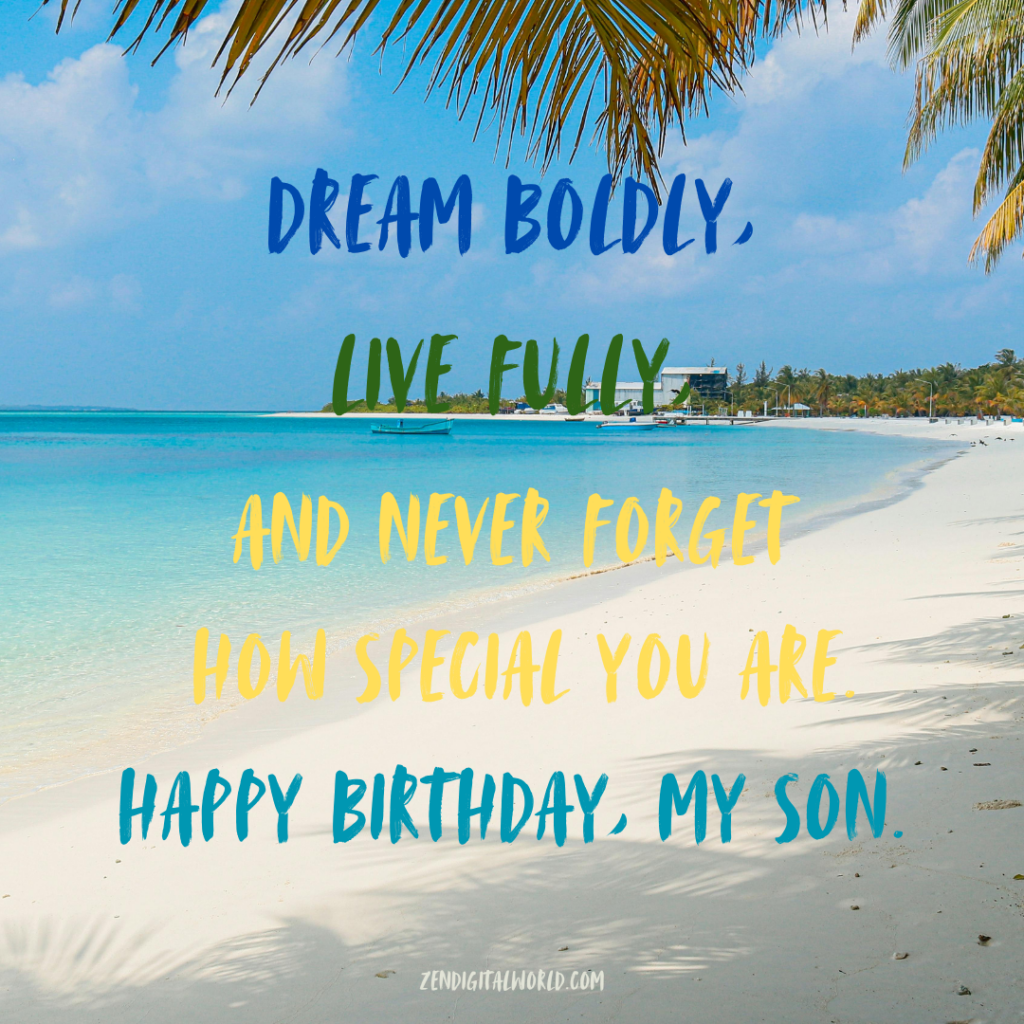 birthday wishes son 2